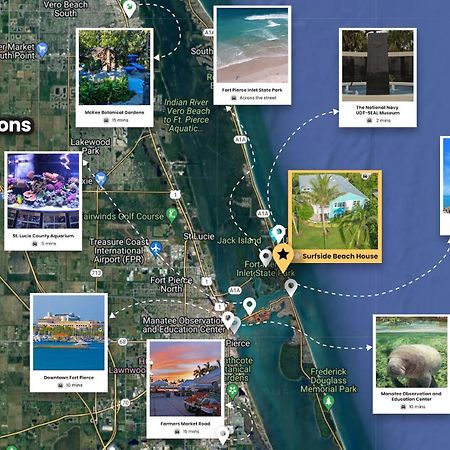 Fort Pierce - 2Bd,2Ba Tropical Surfside Retreat Eksteriør billede